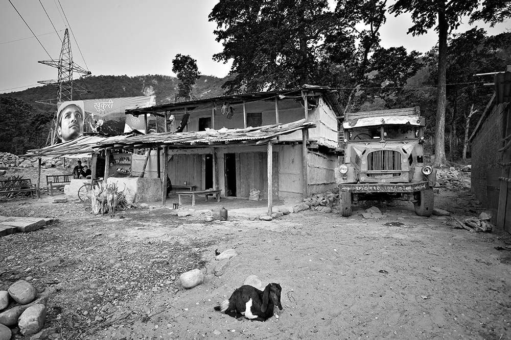 highway shop in western nepal